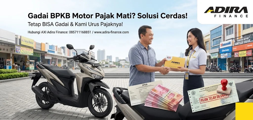 gadai pajak motor mati di adira finance